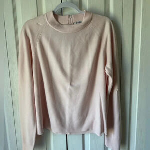 Hampshire Studio Pastel Pink Sweater Size Large